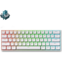 Mchose Ace 60 Pro Μηχανικό Gaming Πληκτρολόγιο 60% με Magnetic Διακόπτες RGB White