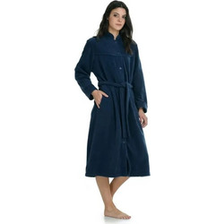 Primavera Γυναικεία Ρόμπα Χειμωνιάτικη Fleece Navy Μπλε T282