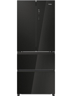 Haier HFR3718ENGB Ψυγειοκαταψύκτης 402lt No Frost Υ177xΠ70xΒ68.8cm Μαύρος