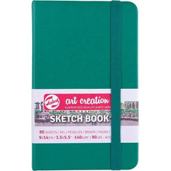 Royal Talens Art Creation Forest Green Sketchbook 9x14cm 140gr/m² 80 Φύλλα