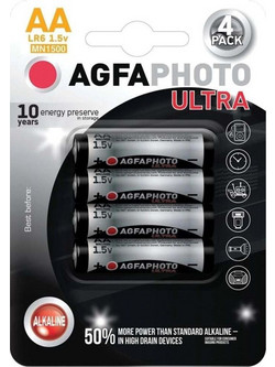 AgfaPhoto Alkaline Ultra AA 4τμχ