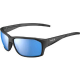 Bolle BS136009-S Γυαλιά Ηλίου Ορθογώνια Κοκάλινα Μαύρα με Μπλε Φακό