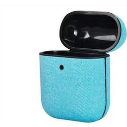 Terratec Air Box Θήκη Ύφασμα για Apple AirPods 1 / 2 Μπλε