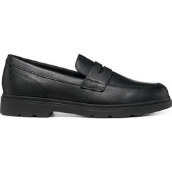 Geox Flextride A Ανδρικά Μοκασίνια Loafers Δερμάτινα Μαύρα U66CJC00047C9999