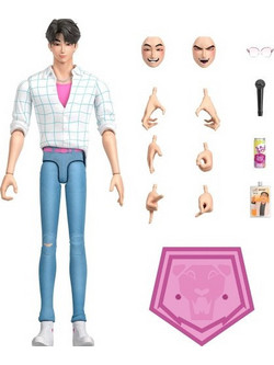Mattel K-Pop Demon Hunters Saja Boys Jinu Φιγούρα Δράσης για 4+ Ετών 15cm