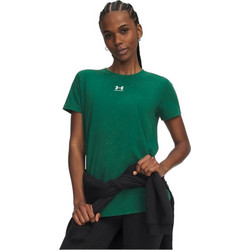 Under Armour Rival Wash SS Γυναικείο Αθλητικό T-Shirt Κυπαρισσί 6013562