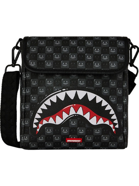 Sprayground Sharks In Paris Wtf Bubbly Ανδρική Τσάντα Ώμου / Χιαστί Μαύρη 910B9314
