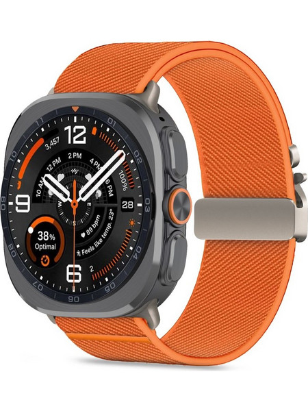 Tech-Protect Nylon Clasp Λουράκι Υφασμάτινο Orange (Samsung Galaxy Watch Ultra 2 / 1)