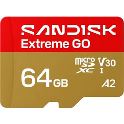 Sandisk Extreme GO microSDXC 64GB V30 UHS-I A2 170MB/s