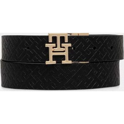 Tommy Hilfiger Γυναικεία Ζώνη από Δερματίνη Μαύρη Μπεζ AW0AW18019-0GJ