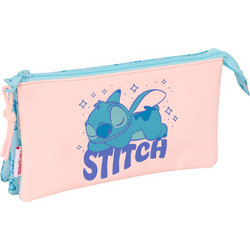 Safta Stitch Ohana Κασετίνα με 3 Θήκες Πολύχρωμη 812613744