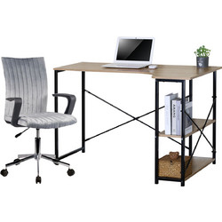 ArteLibre Kelston Σετ Γραφείο Υπολογιστή Ξύλινο 120x73x75cm 14990792