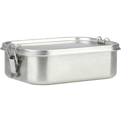 Estia Brushed Δοχείο Φαγητού Inox 1.2lt Ασημί
