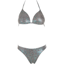 Gsecret Bikini Set Τριγωνάκι Animal Print Γκρι Βεραμάν C6002-37413