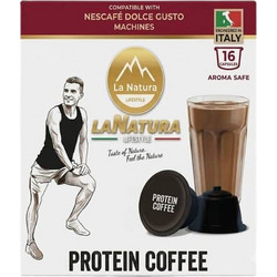 La Natura Lifestyle Κάψουλες Espresso Protein Coffee Συμβατές με Μηχανή Dolce Gusto 16τμχ