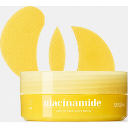 Missha Airy Fit Niacinamide Brightening Eye Patches για Ενυδάτωση & Λάμψη 60τμχ