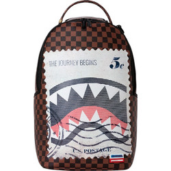 Sprayground Shark Stamp B9296 Σακίδιο Πλάτης Καφέ