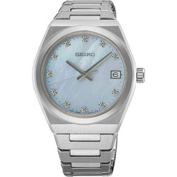 Seiko Conceptual Γυναικείο Ρολόι με Ασημί Μεταλλικό Μπρασελέ SUR603P1
