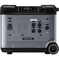 Oukitel P5000 4000W5120WH Power Station 5120Wh 5xAC 3xDC 4xUSB-A 2xUSB-C