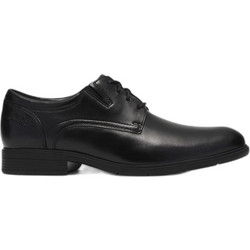 Clarks Steadwell PT WP Ανδρικά Σκαρπίνια Derby Δερμάτινα Μαύρα 26327117