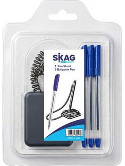 Skag Σετ Στυλό Διαρκείας Μπλε 3τμχ 310864