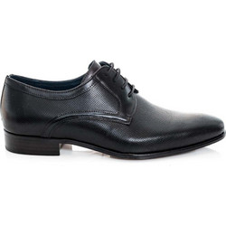Damiani Ανδρικά Σκαρπίνια Derby Δερμάτινα Μαύρα 1195