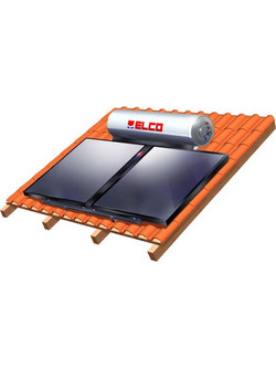 Elco XR RF Ηλιακός Θερμοσίφωνας 200lt 3.4m² Glass Διπλής Ενέργειας Κεραμοσκεπής