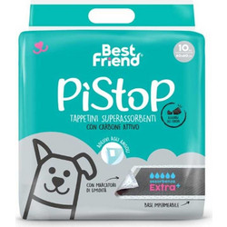 Best Friend Pistop Επιδαπέδιες Πάνες Σκύλου με Αυτοκόλλητα & Ενεργό Άνθρακα 60x60cm 10τμχ