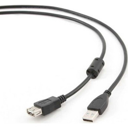 NG NG-USB-EXT-3M Καλώδιο USB-A Male 2.0 to USB-A Female 3m Black