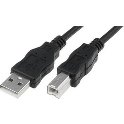 Digitus AK-300105-010-S Καλώδιο USB-A Male 2.0 to USB-B Male 1m Black