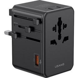 Usams Φορτιστής χωρίς Καλώδιο με Θύρα USB-A & 3 Θύρες USB-C 100W