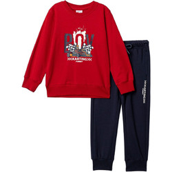 Funky Παιδικό Σετ Φόρμας Κόκκινο Navy Μπλε 227-317124-2