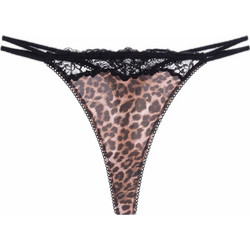 Dorina Γυναικείο String με Δαντέλα Καφέ FXST0054MI127-PR0018