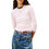 Tommy Jeans Γυναικείο Χειμερινό Top Ριπ Ροζ DW0DW20178-TOG