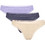 Sloggi Go Crush Βαμβακερά Γυναικεία String με Δαντέλα 3Pack 10219704-M026