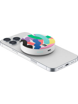 Cellular Line Mag Vibe Magsafe Power Bank 3000mAh 5W με Θύρα USB-C White Multicolor