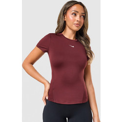 Nike One Fitted Γυναικείο Αθλητικό T-Shirt Σοκολατί IR1895-658