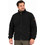 Double Ανδρική Ζακέτα Fleece με Φερμουάρ Μαύρη MFT-7088