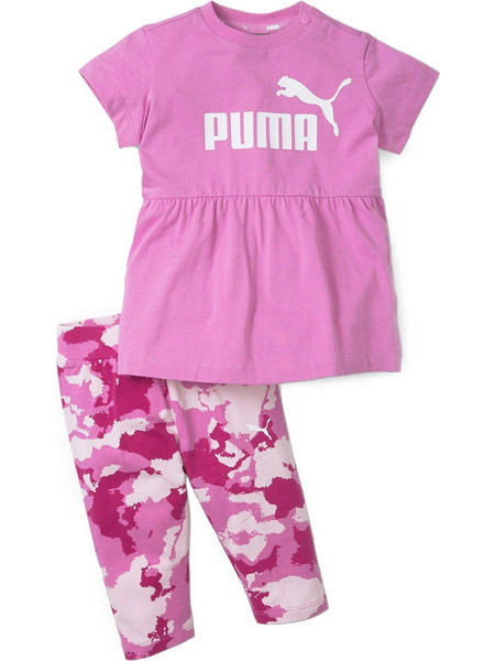 Puma Βρεφικό Σετ για Κορίτσι Καλοκαιρινό Ροζ Φούξια 847322-15