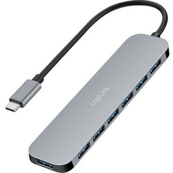 LogiLink UA0457 USB Hub 3.0 USB-C με 7 Θύρες USB-A