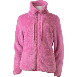 Apu Γυναικεία Ζακέτα Fleece Μακριά με Φερμουάρ Φούξια 80559