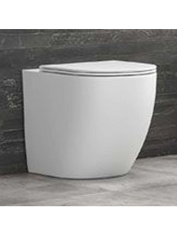 Karag Milos Καπάκι Λεκάνης D-Shape Πλαστικό Soft Close Λευκό 57x36cm S-LT2141D-R