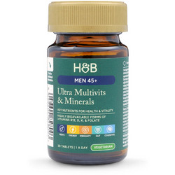 Holland & Barrett Ultra Multivits & MInerals Men 45+ 30 Ταμπλέτες