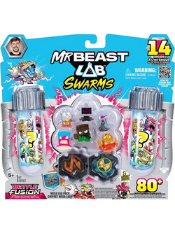 Giochi Preziosi Mr. Beast Lab Swarms Battle Fusion Mega Lab Pack Σετ Φιγούρες Δράσης για 5+ Ετών