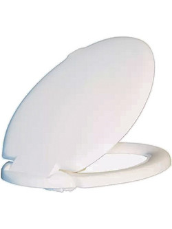 Lamaplast WC4 Καπάκι Λεκάνης Οβάλ Πλαστικό Λευκό 48x35cm 301030383