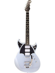 Reverend Reeves Gabrels Ηλεκτρική Κιθάρα Semi-Hollow με Ταστιέρα Ebony Metallic Silver Freeze