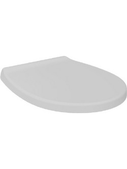 Καπάκι Λεκάνης Οβάλ Πλαστικό Soft Close Λευκό 45.5x36cm 06512.001