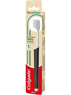 Colgate RecyClean Soft Oδοντόβουρτσα Μαύρη