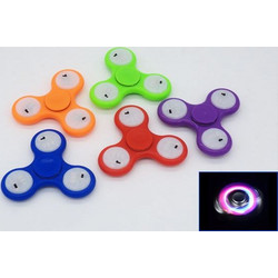 Original Φωτιζόμενο Fidget Spinner Πολύχρωμο 12τμχ