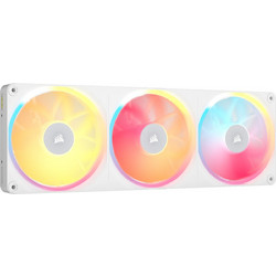 Corsair iCUE LINK LX360 Unified Frame Case Fan 120mm RGB με Σύνδεση 3-Pin 4-Pin PWM 3τμχ White